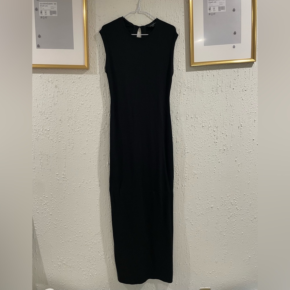 Club Monaco Classic Black Maxi Dress
